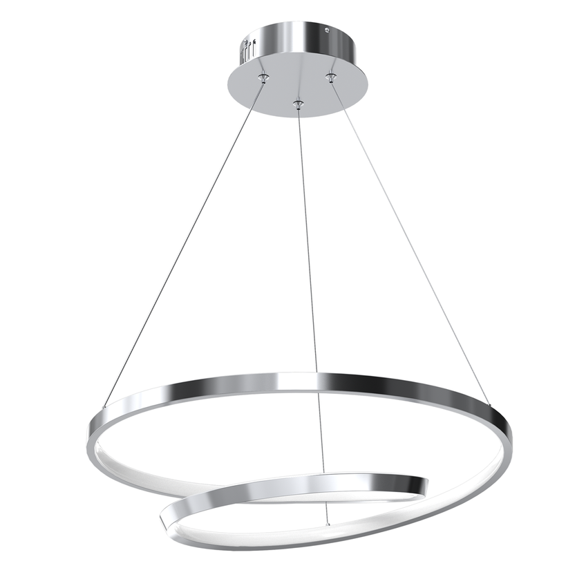 Lampa wisząca LUCERO chrom 48W LED MILAGRO ML7949 Milagro