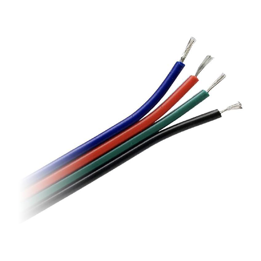 Przewód do taśm LED RGB, 4x0,35mm2, 25m AD-TL-6498/RGB/25M ORNO