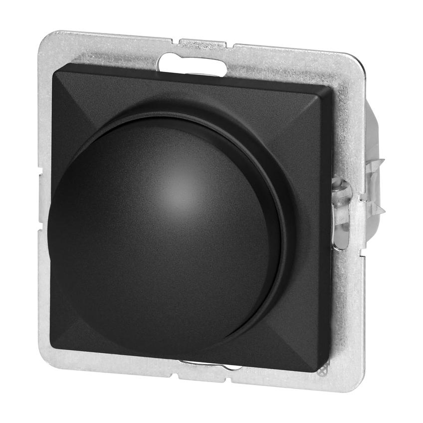 Ściemniacz obrotowy LED Pearl, 230V, 50Hz, Pmin:3W, Pmax:35W, SO-1P/LED, czarny OR-OE-7716/LED/B ORNO