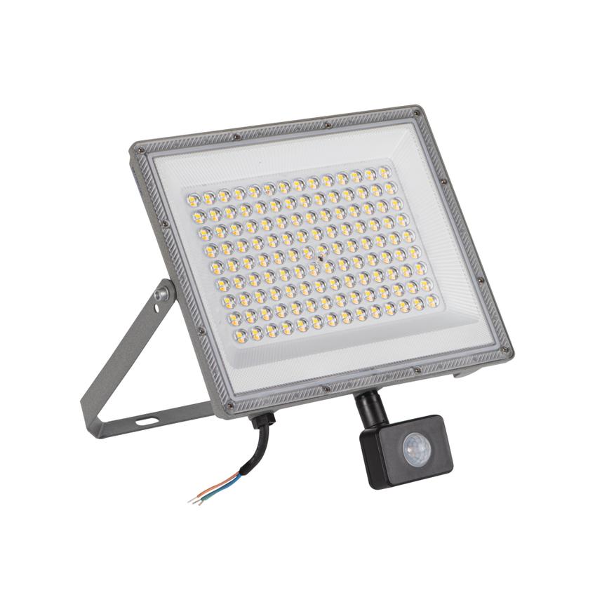 Naświetlacz LED z czujnikiem ruchu ACETE 100W CCT SE GR IP44 szary zmienna barwa świecenia 38499 KANLUX