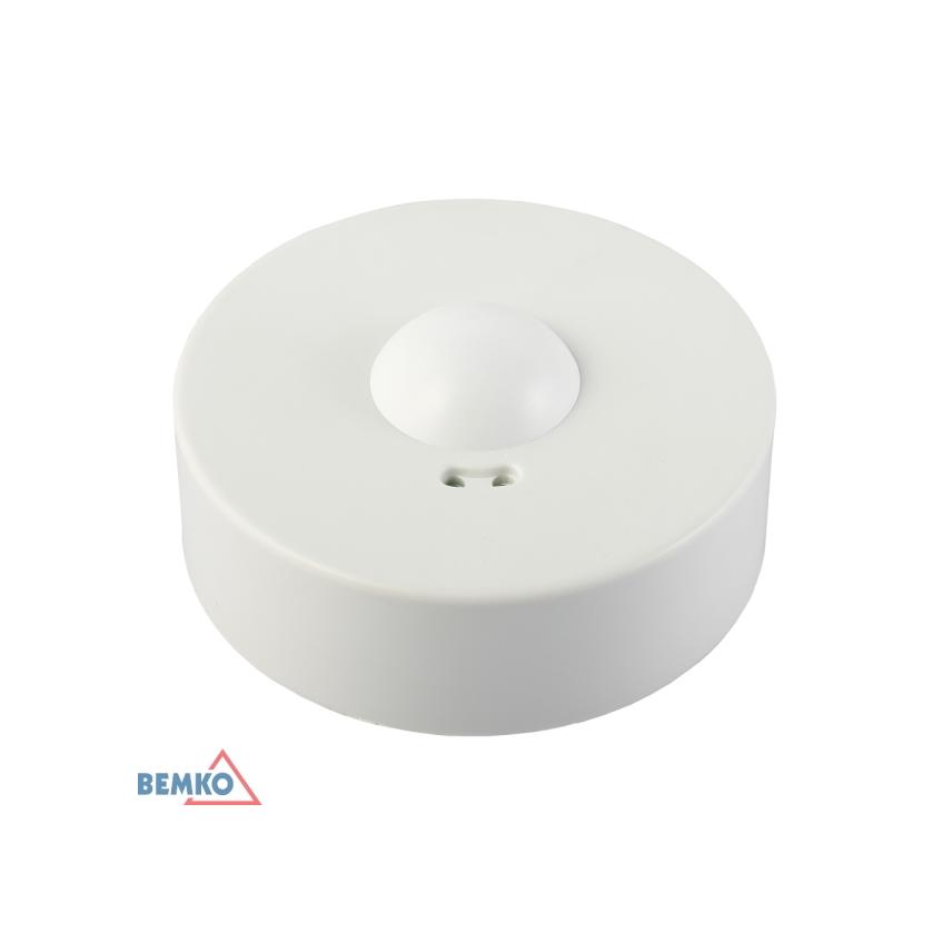 CZUJNIK MIKROFALOWY 1200W 360* IP20 OKRĄGŁY BIAŁY B52-SES60WH BEMKO