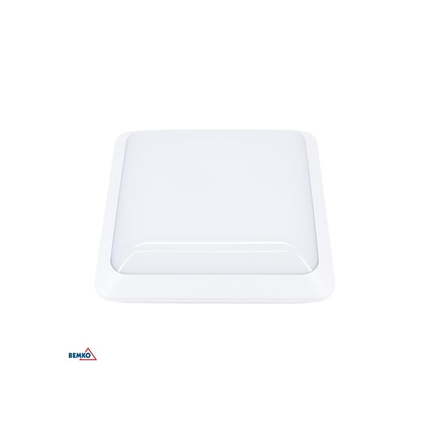 PLAFONIERA LED 30W 4000K 3500LM IP66 KWADRAT C36-PSF712-304 BEMKO