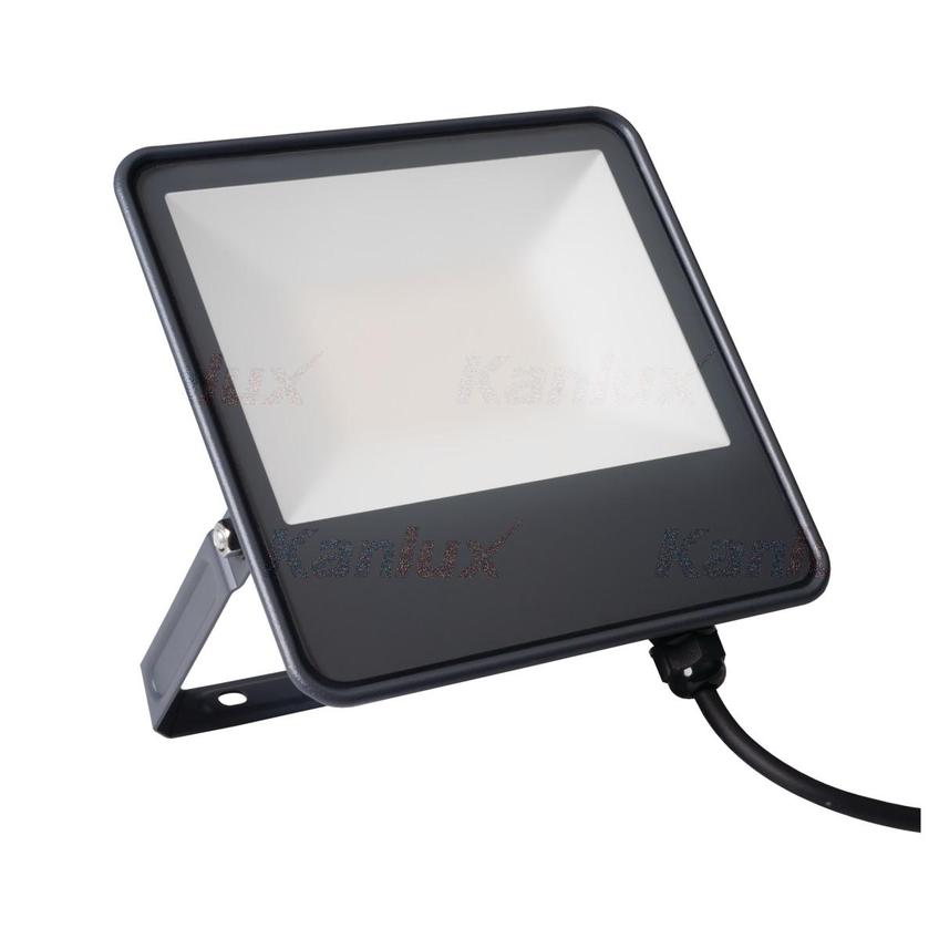 Projektor LED IQ-LED FL-50W-NW 6000lm 4000K barwa neutralna IP65 czarny 33883 KANLUX