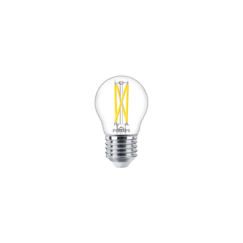 Żarówka LED ściemnialna Kulka 2,5W=25W 340lm / 2200K/2700K LEDLusterDT 2,5-25W E27 927 P45 5 lat gw. 9,29003E+11 PHILIPS