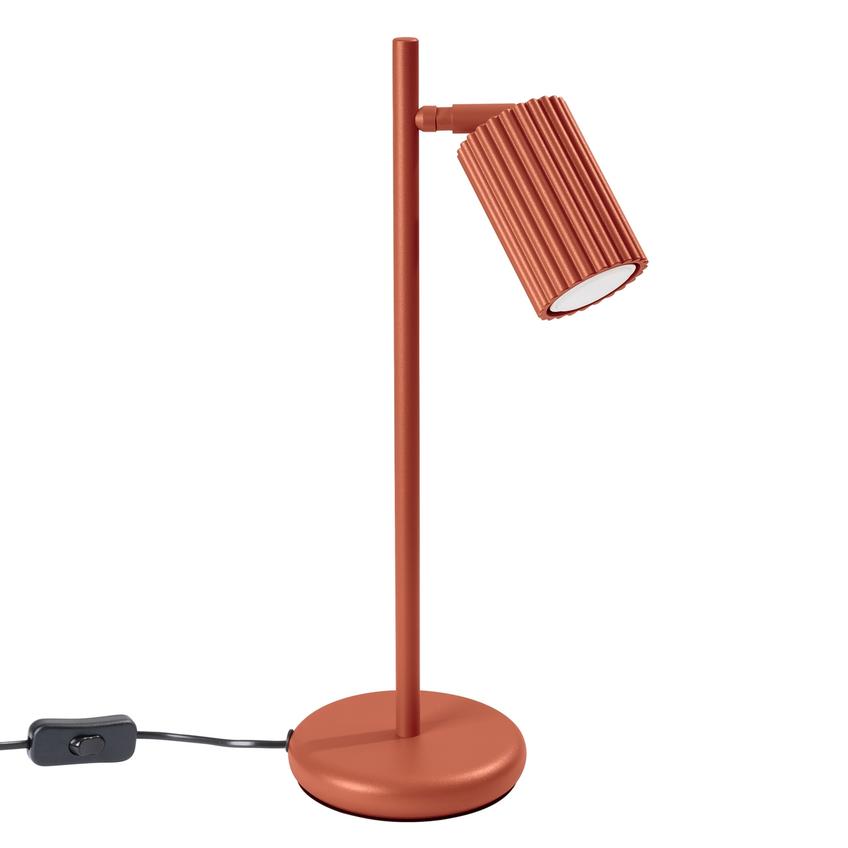 Sollux Lampa biurkowa KARBON ochra czerwona SL.1643