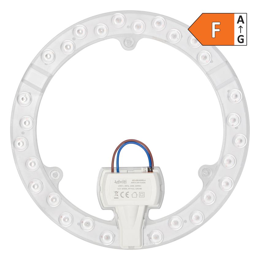 AVIS II LED 24W, panel świetlny, 2400lm, 4000K, 3 neodymowe magnesy, O 215 AD-SW-6250L4 ORNO
