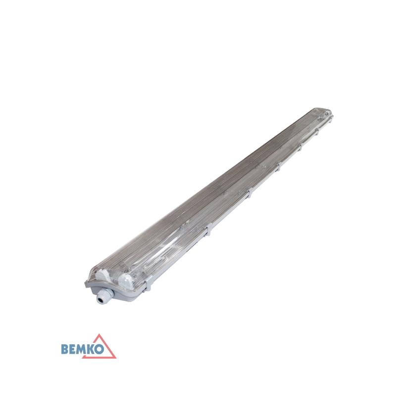 Oprawa hermetyczna E-OHL 2xT8 pod 2 świetlówki LED 1500mm PC IP65 C14-E-OHL-150-2KP S-C14-E-OHL-150-2KP BEMKO