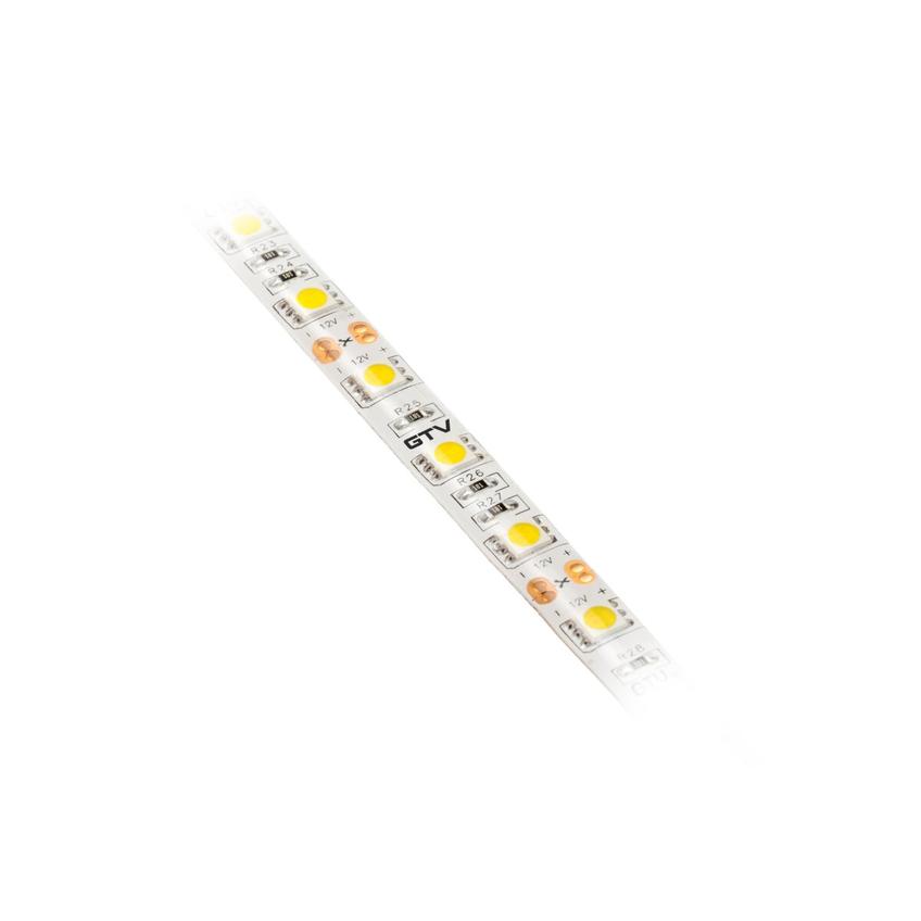 GTV TAŚMA FLASH 5050, 300 LED CIEPŁY BIAŁY, 72W WODOODPORNA 10mm, ROLKA 5m LD-5050-300-65-CB GTV Poland
