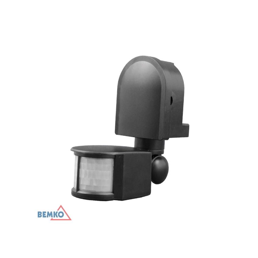 CZUJNIK RUCHU 1200W 180* CZARNY B50-SES10BL BEMKO