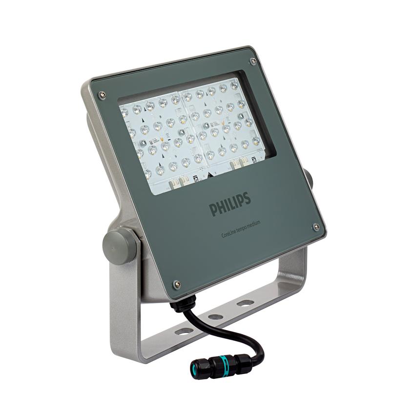 Naświetlacz LED Coreline BVP125 90W 12000lm IP66 4000K barwa neutralna LED120-4S/740 PSU S ALU C1KC3 5 lat gw. 9,123E+11 PHILIPS