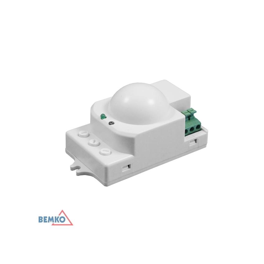 CZUJNIK MIKROFALOWY 1200W 360* IP20 PROSTOKĄTNY BIAŁY B52-SES71WH BEMKO