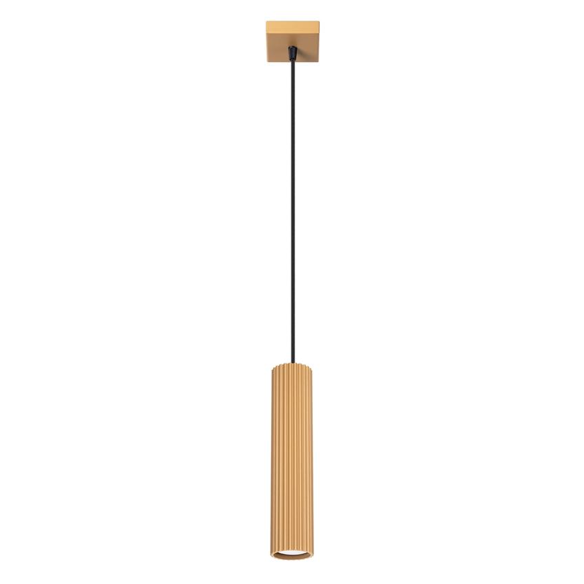 Sollux Lampa wisząca KARBON 1 złoty SL.1554