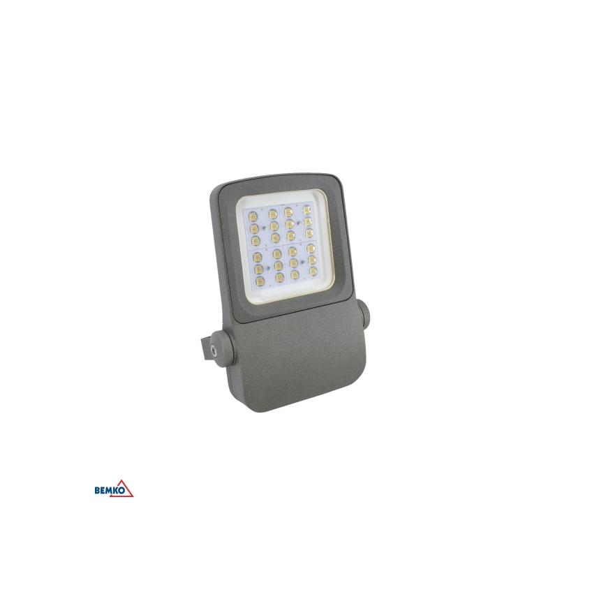 NAŚWIETLACZ LED CAMPUS 60W 4000K 8400lm IP66 90X90 SZARY C66-LFC-060DG-4K-9090 BEMKO