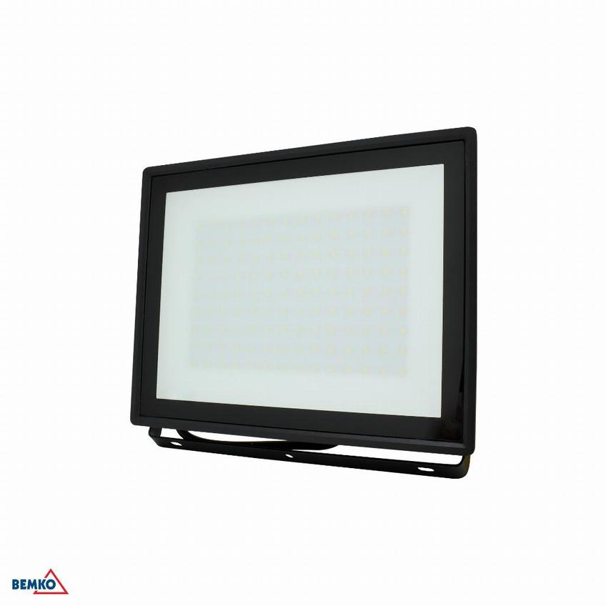 NAŚWIETLACZ LED SMD KASTEL2 100W 6500K 8760LM IP65 CZARNY C64-LFK2-100BL-6K BEMKO
