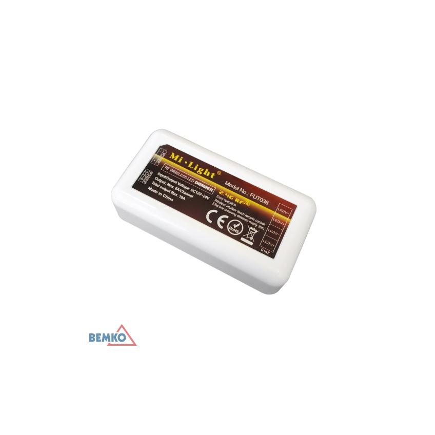 STEROWNIK LED 1-STREFOWY RF 2.4G DC 12~24V 10A MONO B44-RF-SR1-MN BEMKO