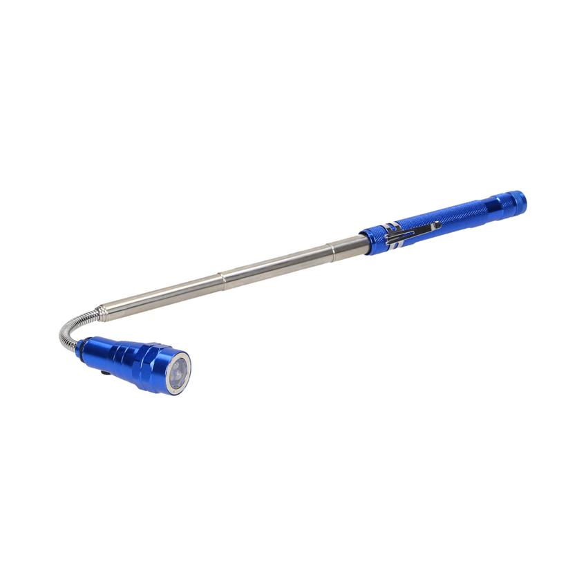 Latarka teleskopowa 17-57 cm, 3 LED, 4 x LR44, wyginana głowica, magnes WL-9 ORNO
