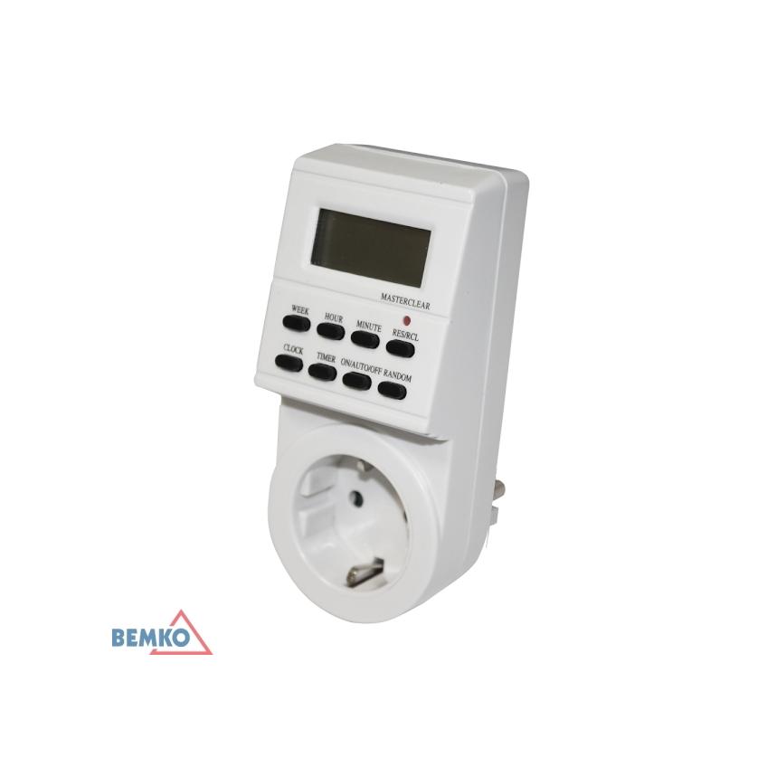 PROGRAMATOR ELEKTRONICZNY 7D SCHUKO B62-TSED1 BEMKO