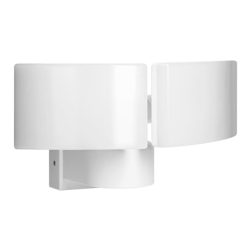 TOS DUO LED 2x20W podwójny naświetlacz ogrodowy, 2x1600lm IP65 4000K neutralna biel biały AD-NL-6603WL4 ORNO