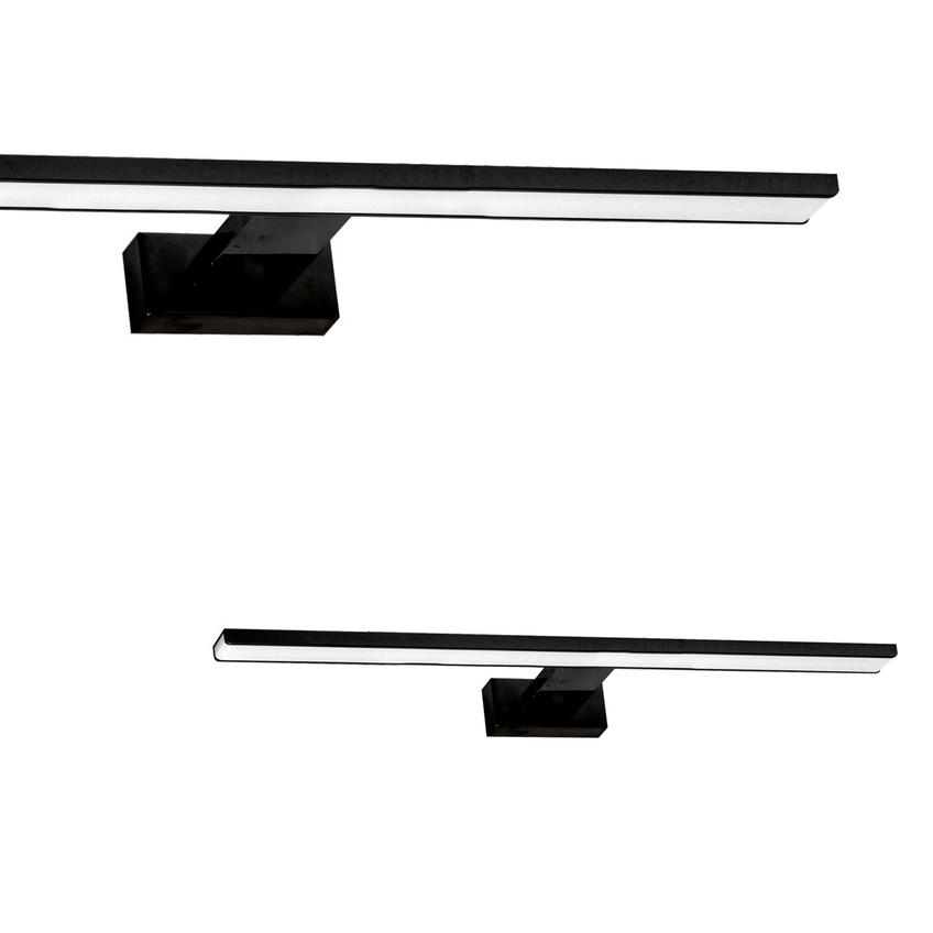 kinkiet łazienkowy nad lustro LED Shine 15W 1050lm 4000K czarny ML6336 Milagro