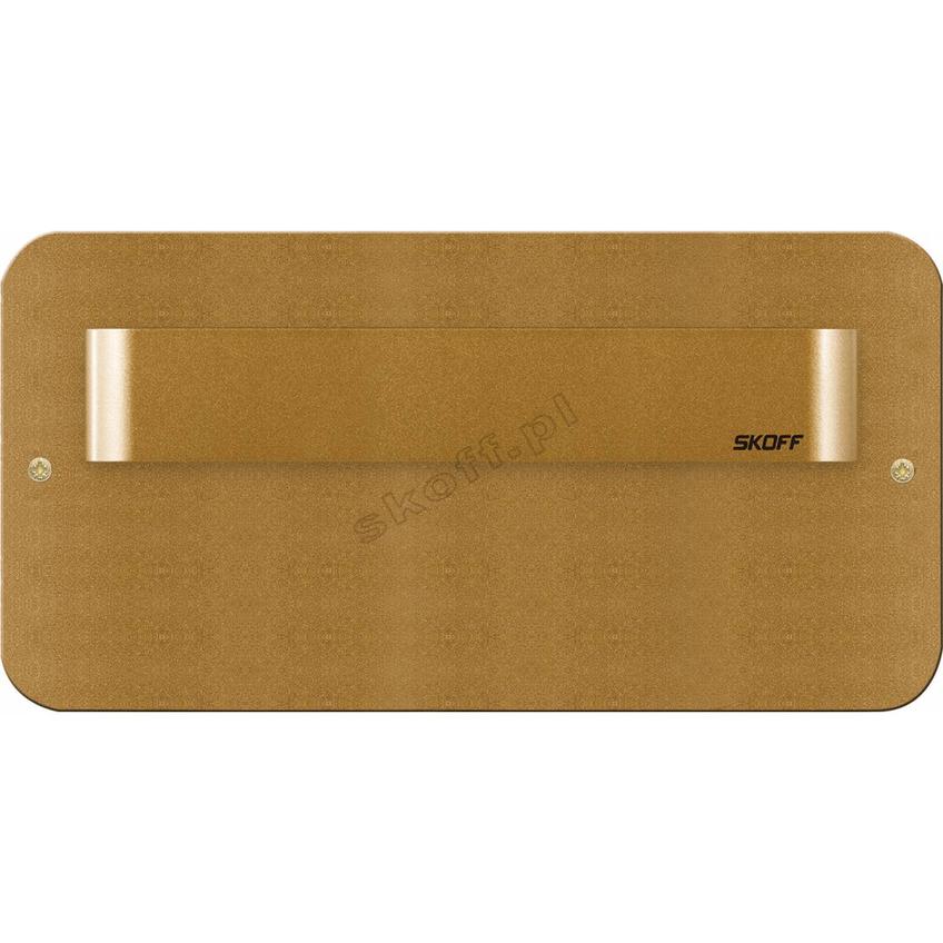 SALSA MAX SHORT – M (mosiądz mat) / WW (ciepły biały)   [obud. Aluminium + lakier] [IP 66]