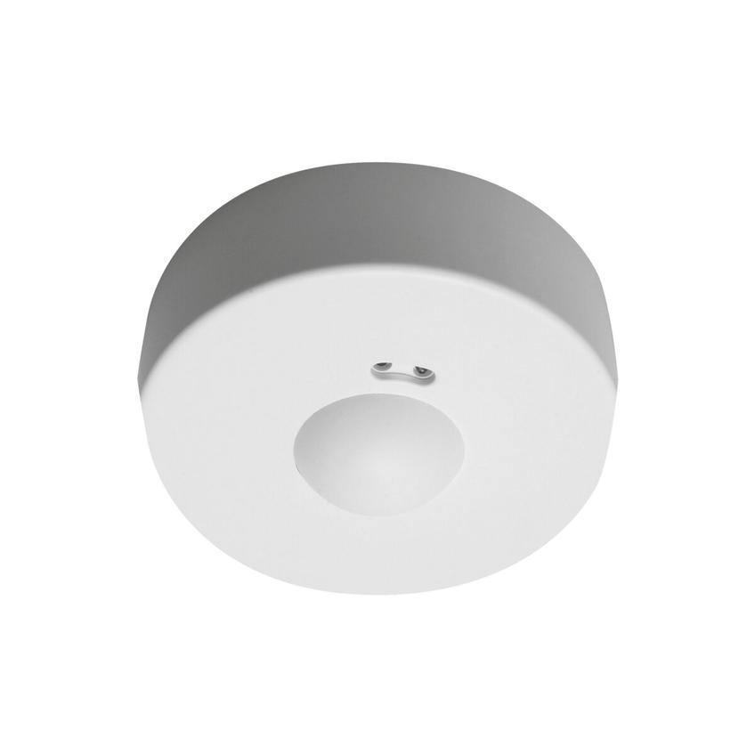 GTV CZUJNIK MIKROFALOWY RUCHU CM-3, max. 1200W, AC 220-240V, 50/60Hz, KĄT DZIAŁANIA 360*, ZASIĘG 1-8m ± 1,5- 3,5m, IP20, WSPÓŁPRACUJE Z LED, NATYNKOWY, BIAŁY AE-CM3000-00 GTV Poland