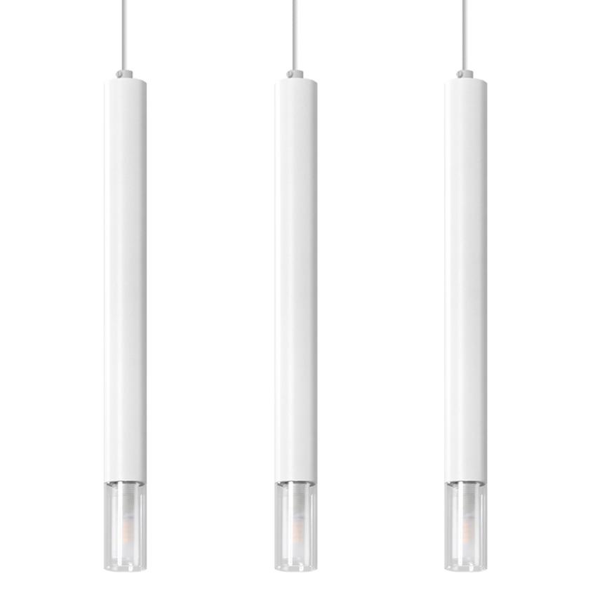 Sollux Lampa wisząca WEZYR 3 biała