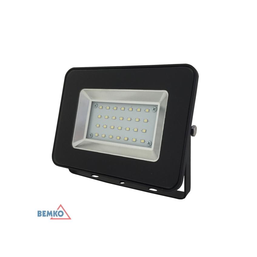NAŚWIETLACZ LED SMD LOFOT 20W 4000K 1750LM IP65 CZARNY S-C65-LFS-020BL-4K BEMKO