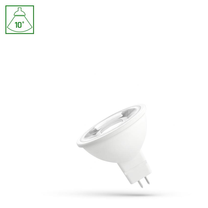 LED MR16 12V 5W SMD 10st NW z soczewką SPECTRUM