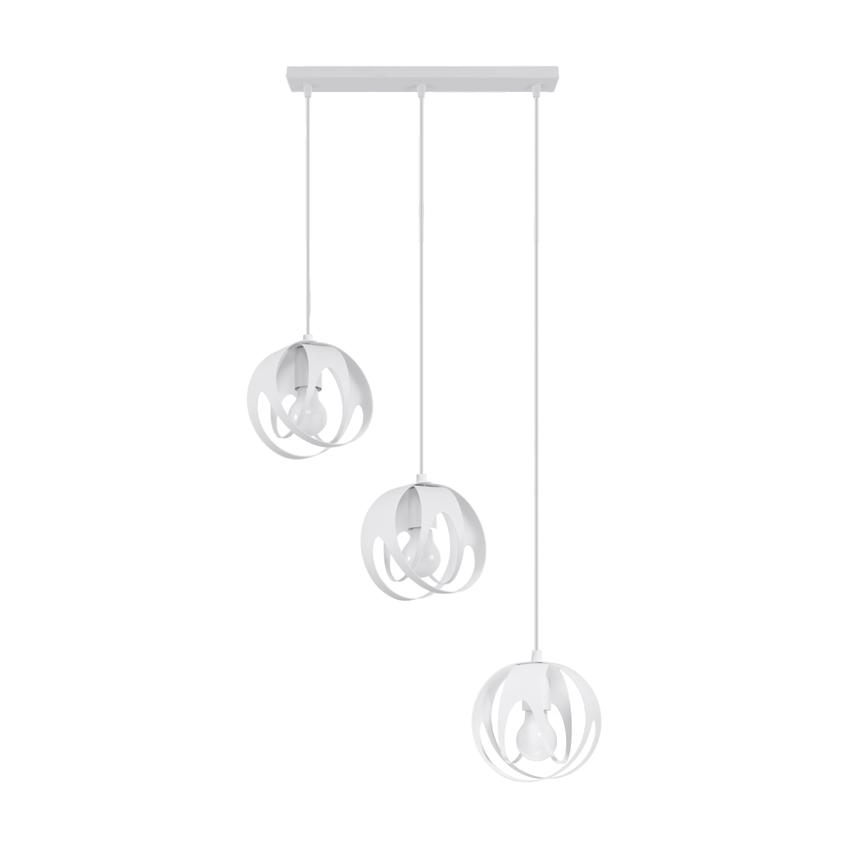 Lampa wisząca TULOS 3L biała