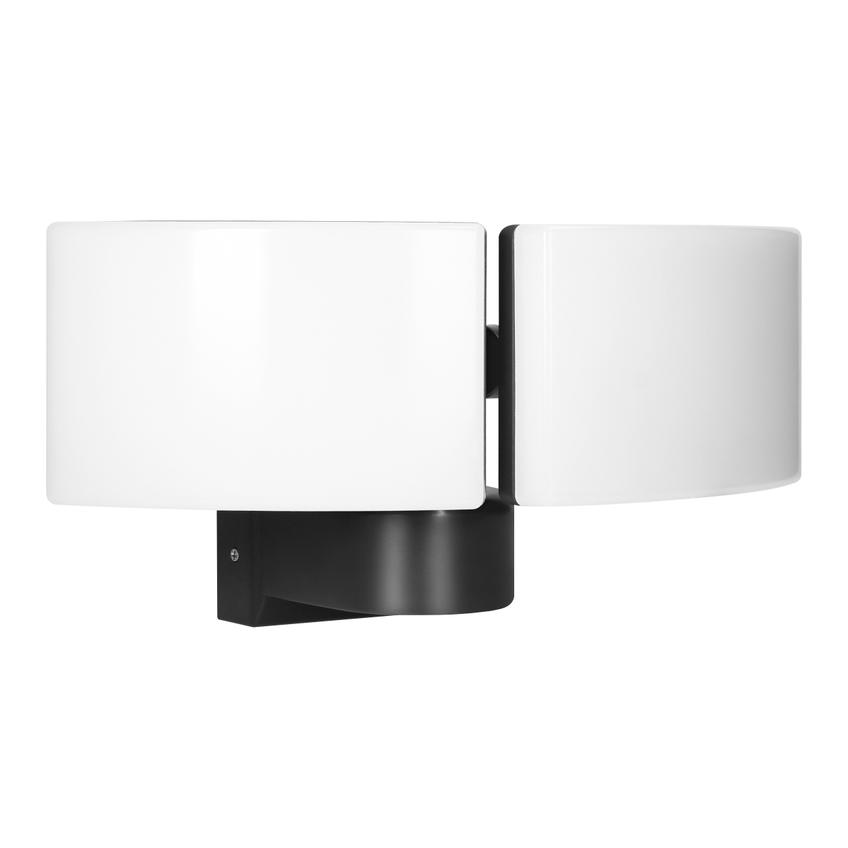 TOS DUO LED 2x20W podwójny naświetlacz ogrodowy 2x1600lm IP65 4000K, PC czarny AD-NL-6603BL4 ORNO