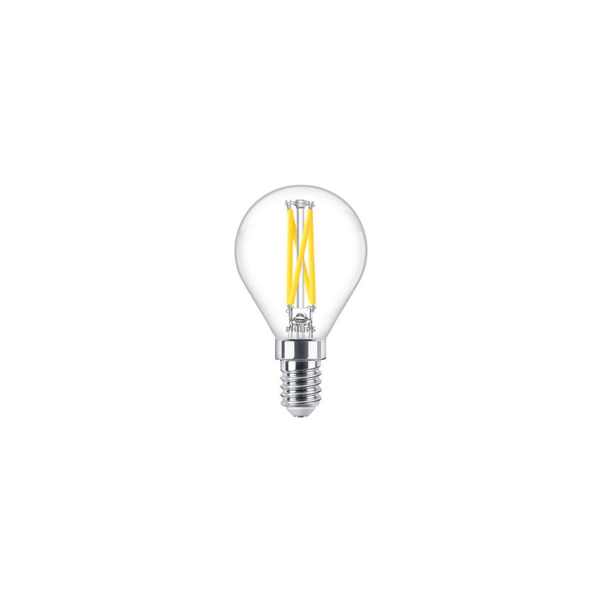 Żarówka LED ściemnialna Kulka 2,5W=25W 340lm / 2200K/2700K LEDLusterDT 2,5-25W E14 927 P45 5 lat gw. 9,29003E+11 PHILIPS