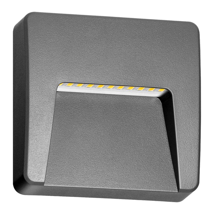 Lampa elewacyjna LED SLIGO 3W 240lm IP65 4000K biała neutralna szary AD-OP-6609GL4 ORNO