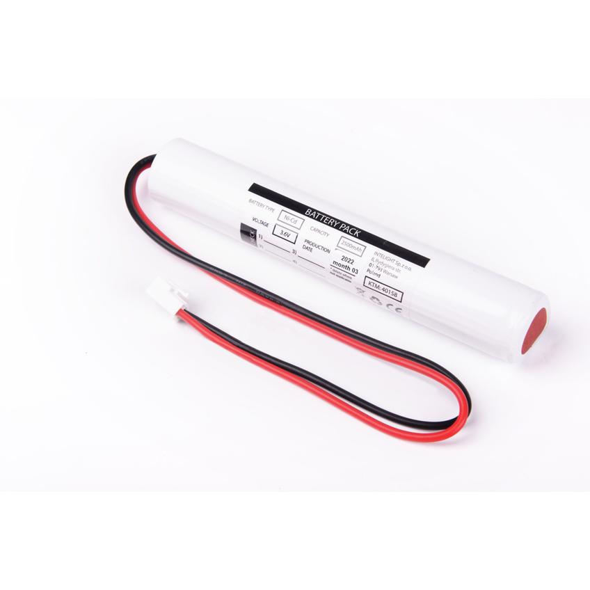 Pakiet akumulatorów NiCd 3,6V 2500mAh HT do opraw Wars Panel 2W 2H / Cosmic 2H / PRIMUS TEC 6-36 2h INLMDU 40158 INTELIGHT