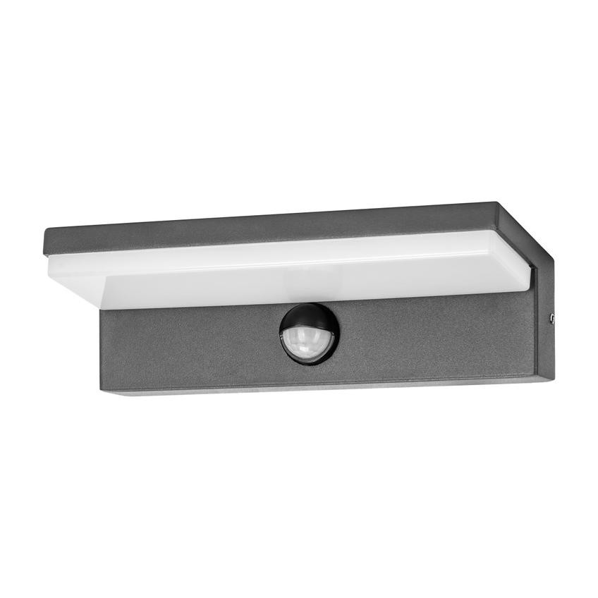 PACHIRA LED 9W, oprawa ogrodowa z czujnikiem PIR, 500lm, IP54, 4000K, czarna AD-OP-6576BLPMR4 ORNO
