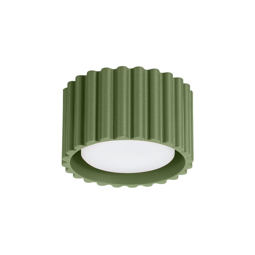 SOLLUX Plafon AURA 1 zielony oliwkowy Gx53 ; SL.1797