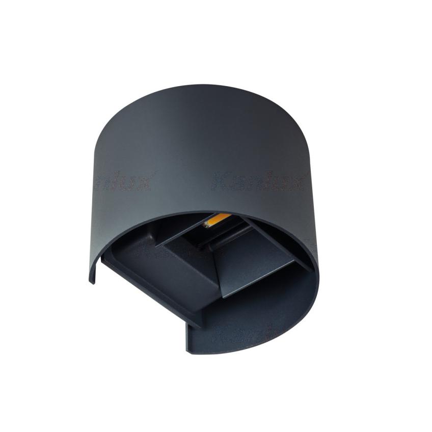 Oprawa elewacyjna REKA LED EL 7W-O-GR 7W 4000K barwa neutralna IP54 Grafitowy 28991 KANLUX