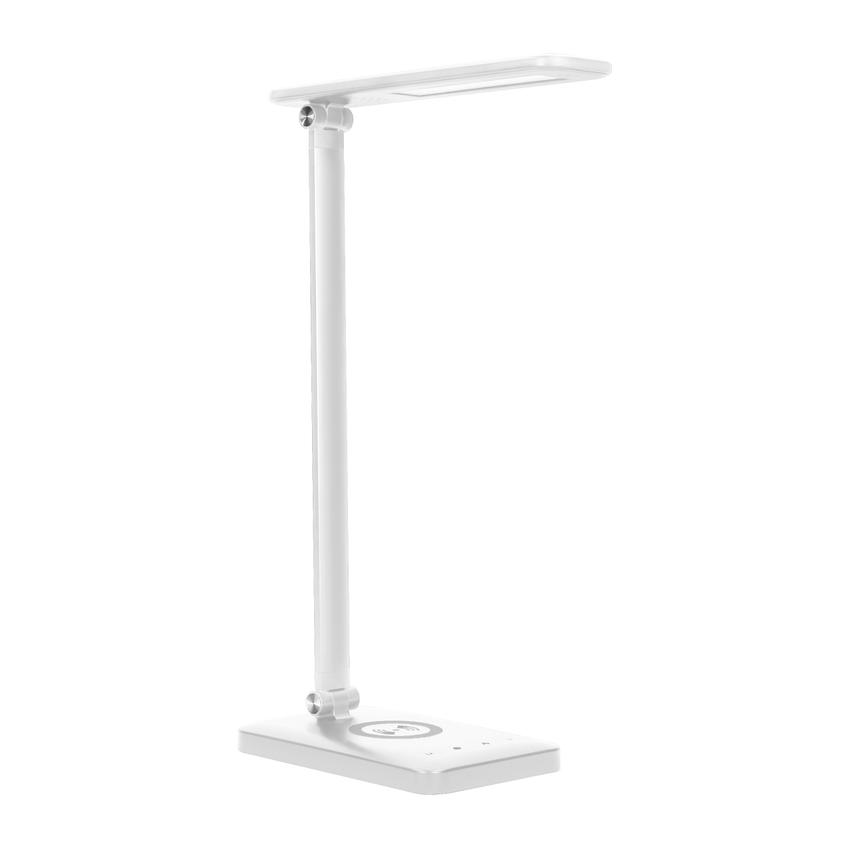Lampka biurkowa z ładowarką indukcyjną i usb ISIYO LED 7W zmiana barwy temp DL-5/W ORNO