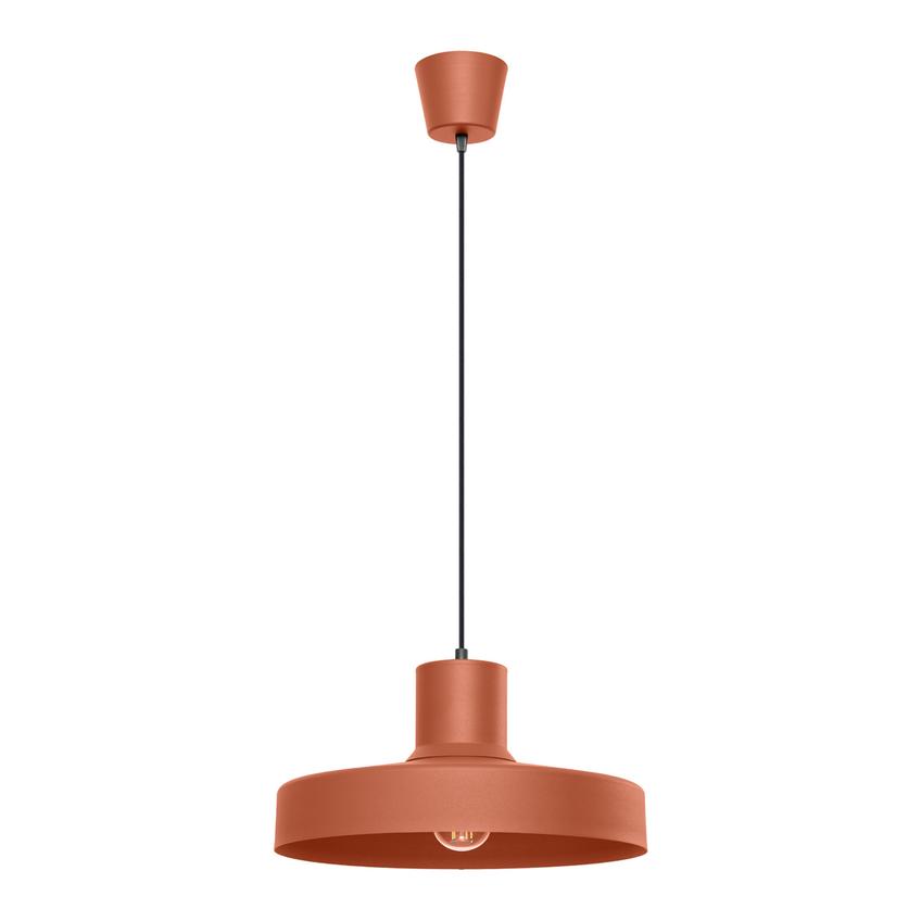 Sollux Lampa wisząca BILO ochra czerwona
