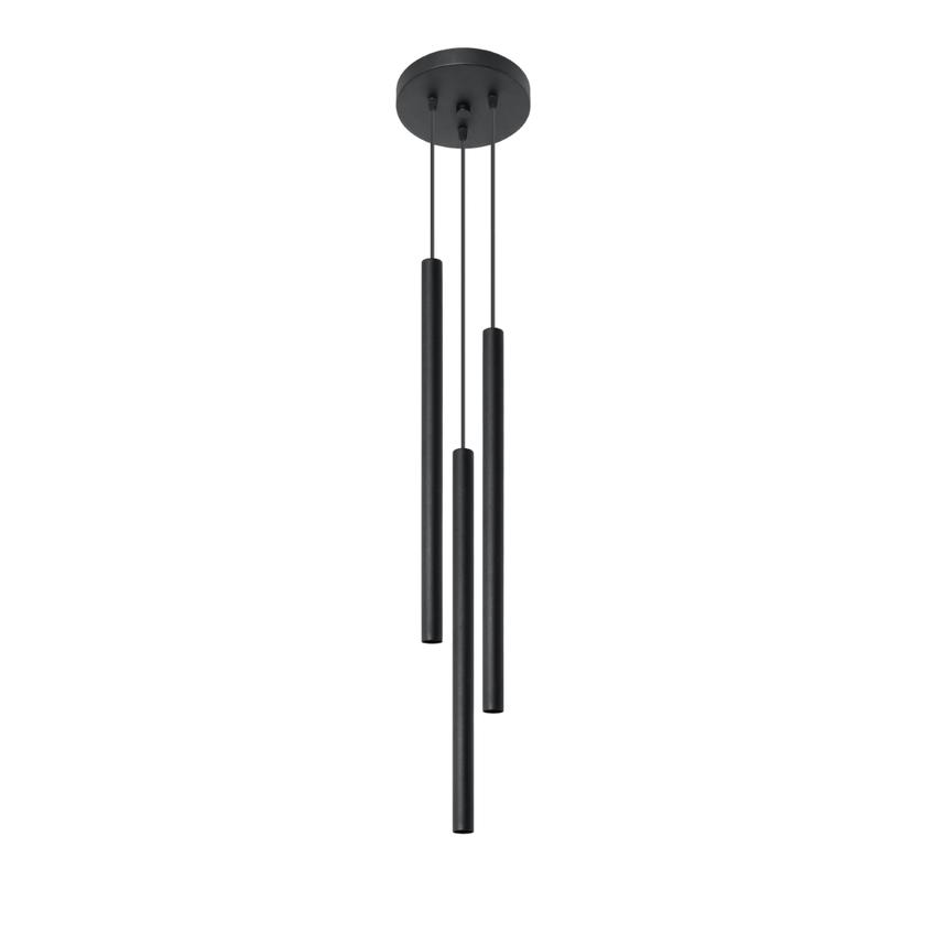 Sollux Lampa wisząca PASTELO 3P czarna SL.0471