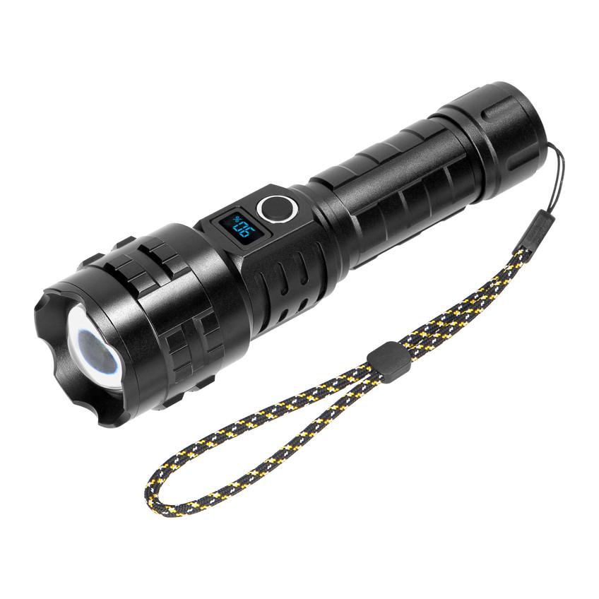 Latarka LED 15W, 1200lm, 3000mAh, funkcja zoom, cyfrowy wskaźnik baterii LT-27 ORNO
