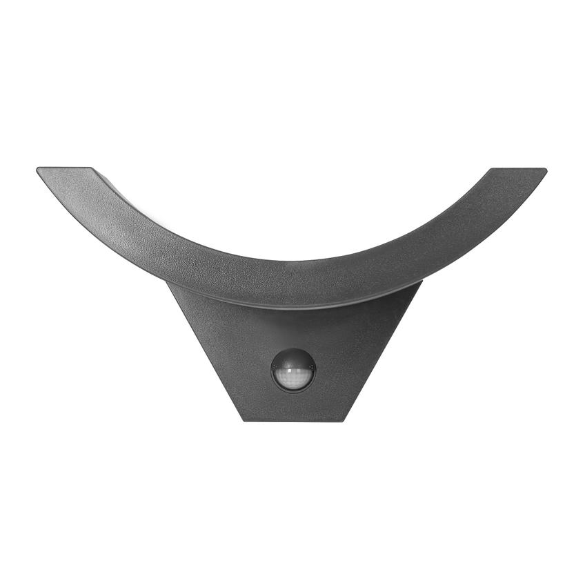 SPINEL LED 10W, oprawa ogrodowa z czujnikiem ruchu 140, 800lm, IP54, 4000K, IK10, szara, AD-OP-6119GLPMR4 ORNO