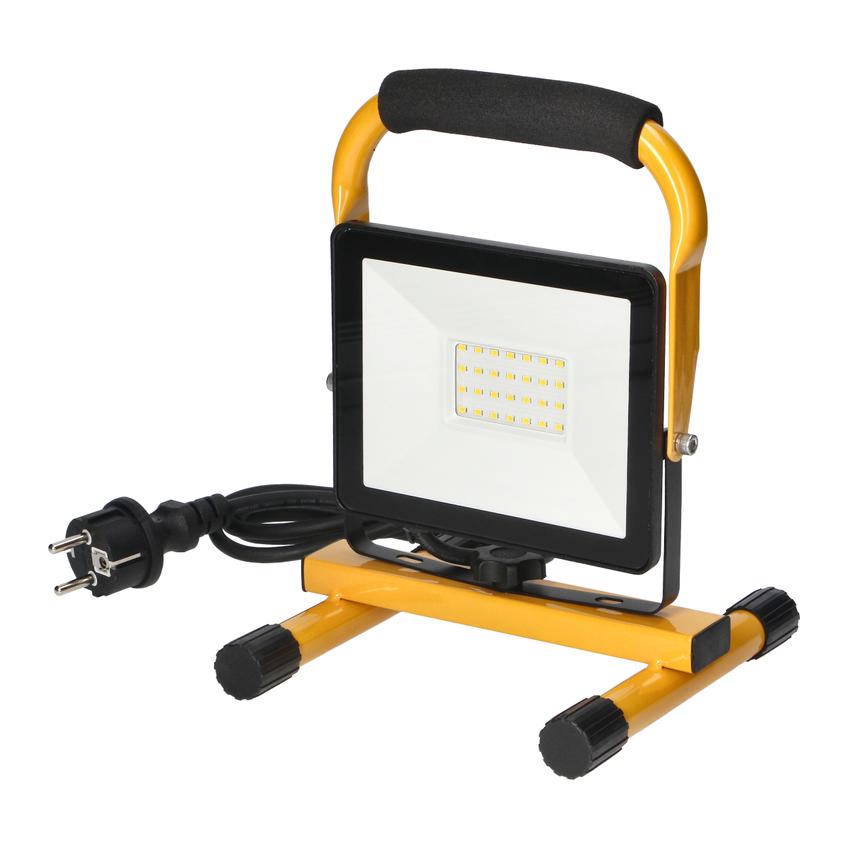 CAVO Przenośny naświetlacz LED 30W, na statywie, 2100 lm, IP65, 4000K, z przewodem 1,5m FLP-4 ORNO