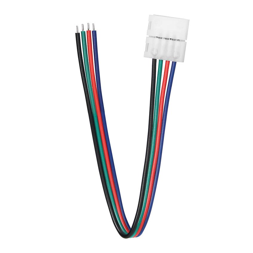 Złączka LED RGB 10mm jednostronna z przewodem AD-TL-6499/Z-P/RGB ORNO