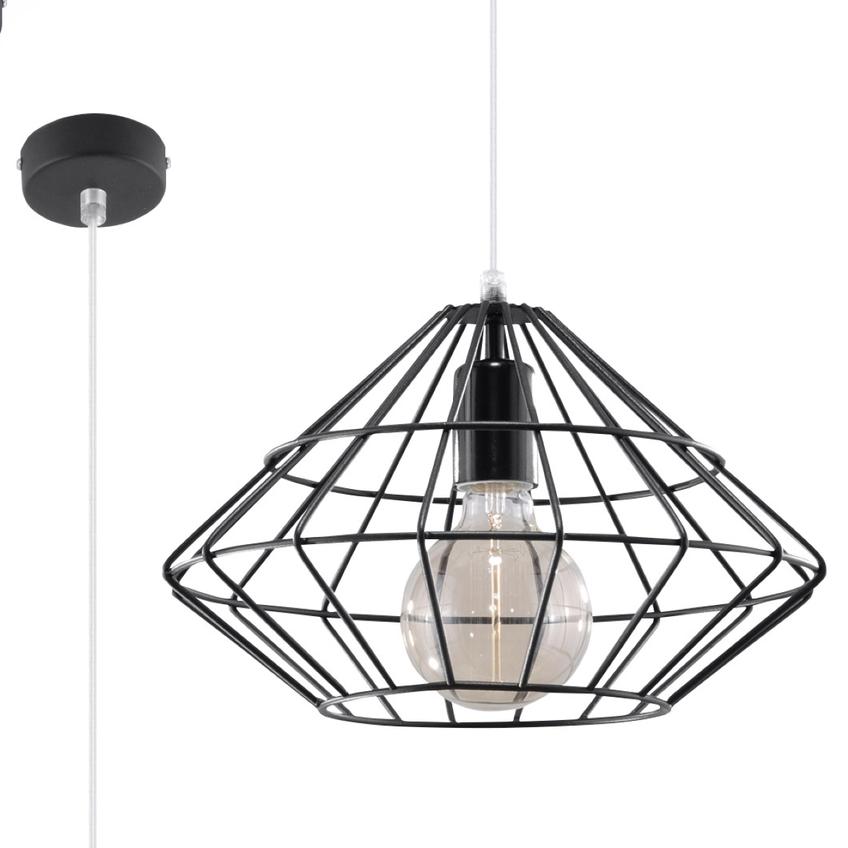 Sollux Lampa wisząca UMBERTO czarna SL.0294
