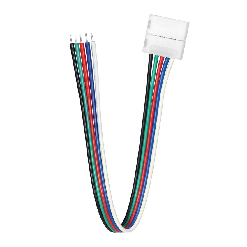 Złączka LED RGBW 12mm jednostronna z przewodem AD-TL-6499/Z-P/RGBW ORNO