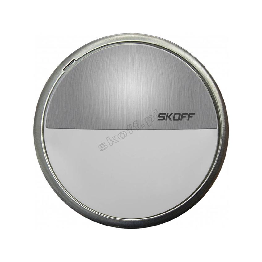 BOLERO typ OL7 - I (nikiel szlif) / W (biały) OL-OL7-I-W-1-PL-00-01 SKOFF