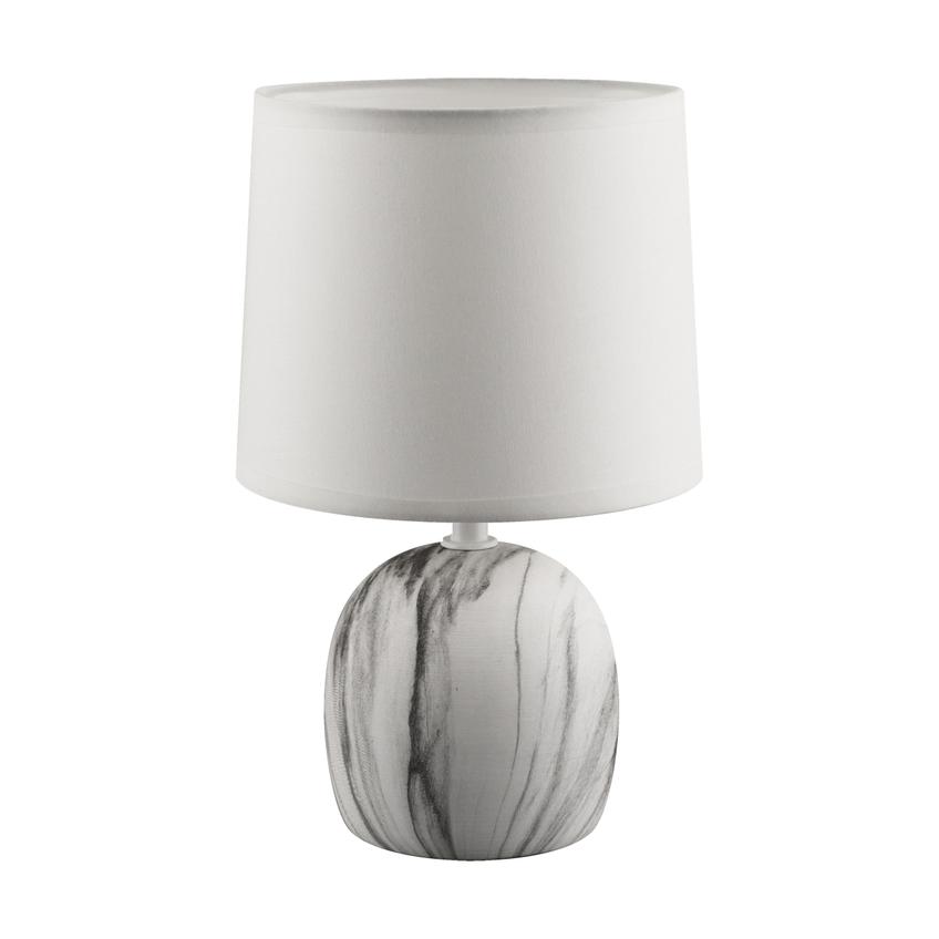 Lampka stołowa nocna ATENA E14 C biały 04055 IDEUS