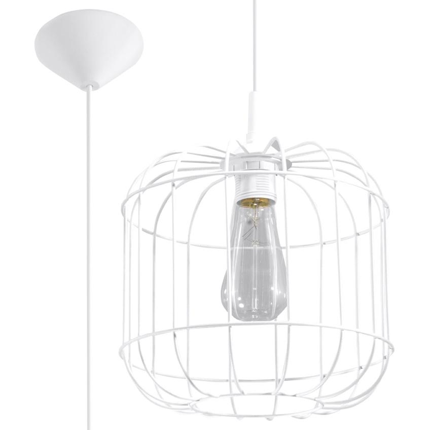 Sollux Lampa wisząca CELTA biała SL.0295