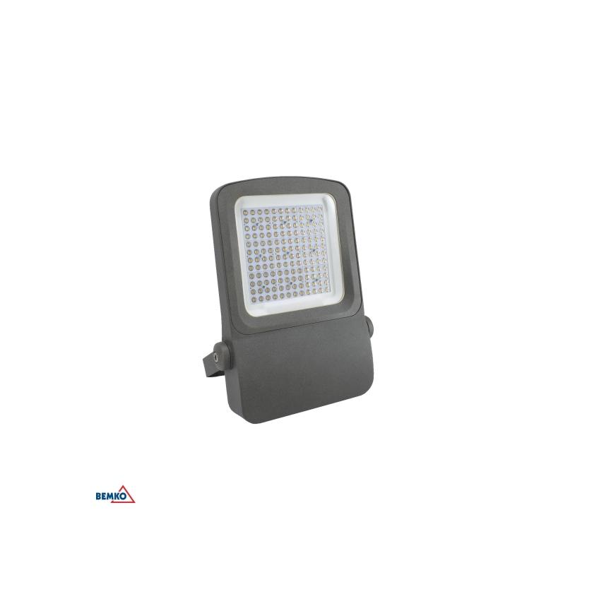 NAŚWIETLACZ LED CAMPUS 100W 4000K 15000lm IP66 90X90 SZARY C66-LFC-100DG-4K-9090 BEMKO