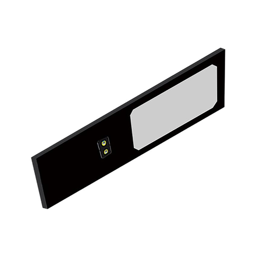 PLANA lampka podszafkowa LED 4W, 240lm, 4000K, z włącznikiem bezdotykowym, czarna AD-OM-6476L4/B/SW ORNO